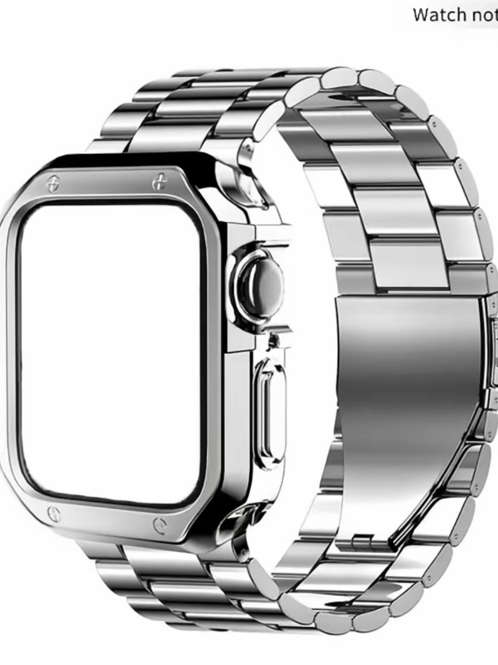 Classic Silver Metal Link Band for Smartwatch